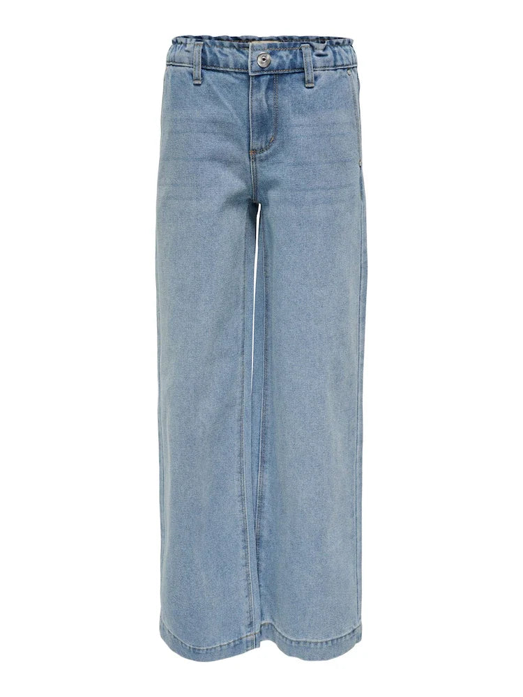 ONLY KIDS Commet Wide Leg Elasticated Waist Jeans